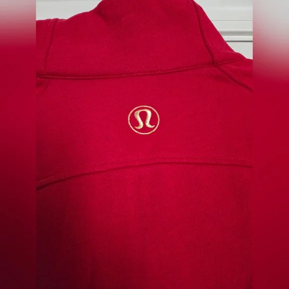 Lululemon Lunar Year Special Edition Red Half-Zip Scuba Hoodiesz M/L - Picture 10 of 11